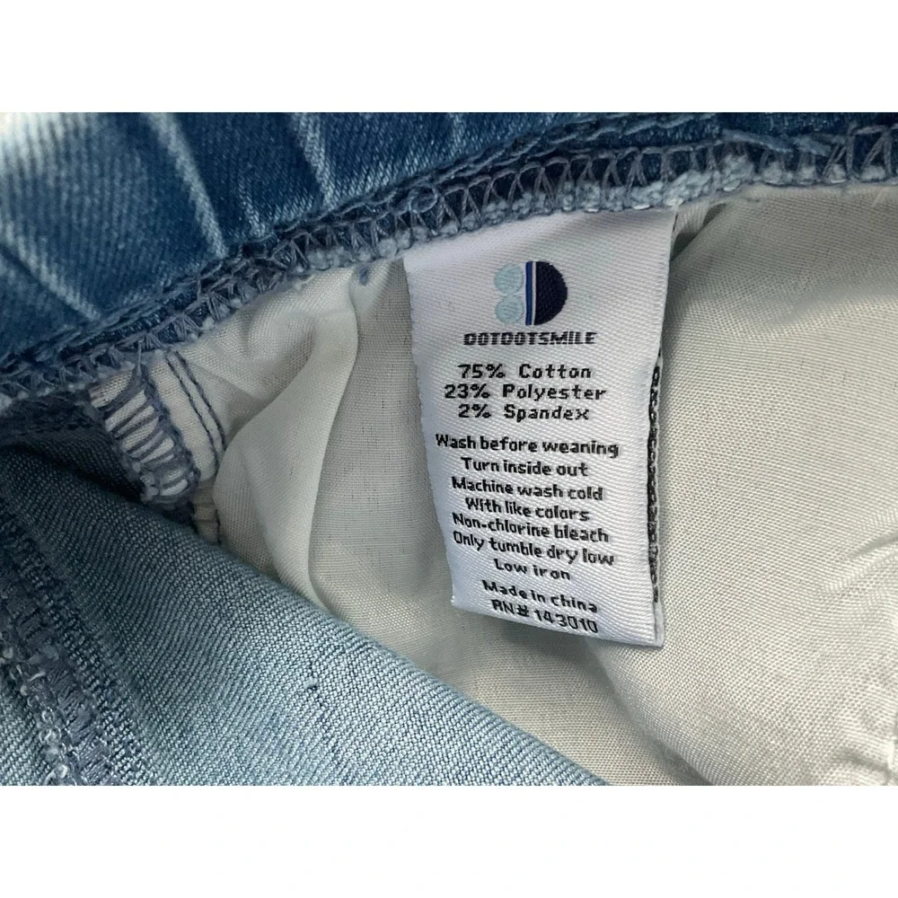 NWT‎ Dot Dot Smile blue denim jeggings/jeans - girls size 11 - medium wash